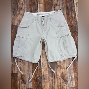 Polo Ralph Lauren Heavy Cargo Shorts, Utility Drawstrings, Men's Size 33, Beige